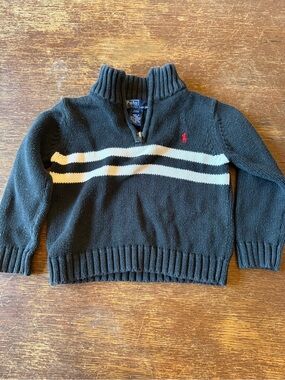 EUC Polo Ralph Lauren size 24 months quarter zip sweater
